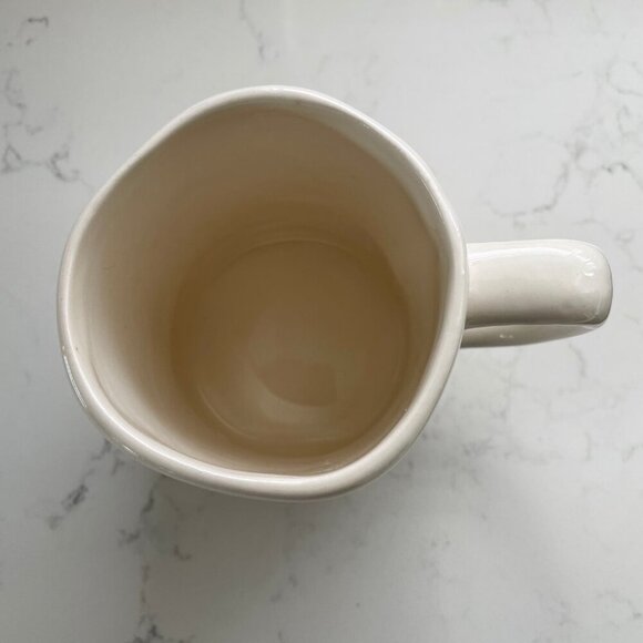 Rae Dunn Artisan Collection 'Namaste' Ceramic Mug White w Black Print Sz OS - Picture 3 of 6